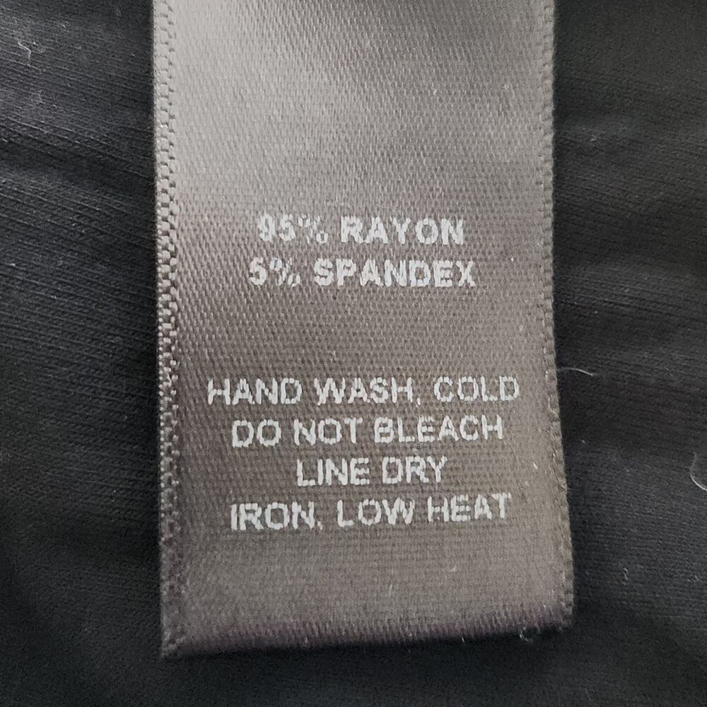 Lulu's Dress Size Large Lace Up Front Bodycon Long Sleeve Black Mini Dress - Picture 8 of 8